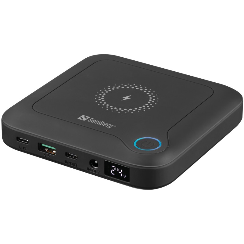 SANDBERG All-in-1 Notebook Powerbank 24000 mAh schwarz
